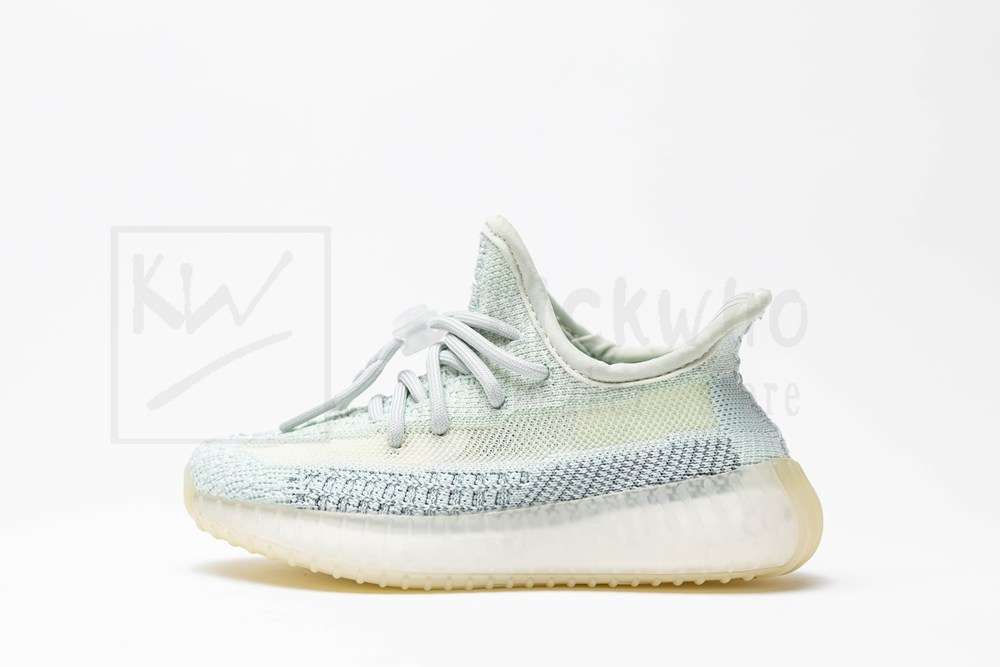 KickWho Yeezy Boost 350 V2 Kids 'Cloud White' Reflective' - Image 2