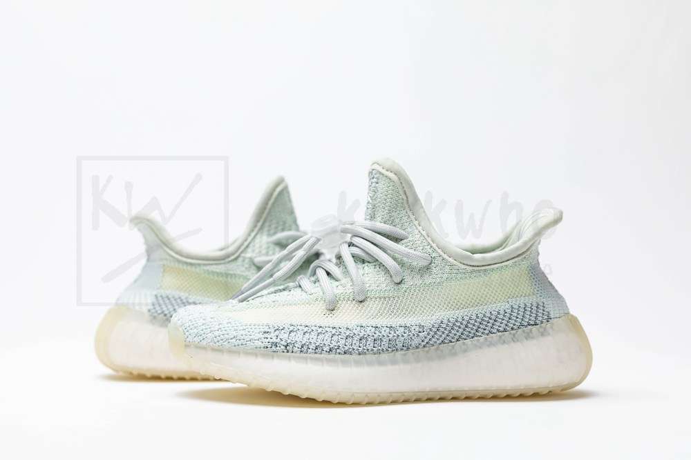 KickWho Yeezy Boost 350 V2 Kids 'Cloud White' Reflective' - Image 6