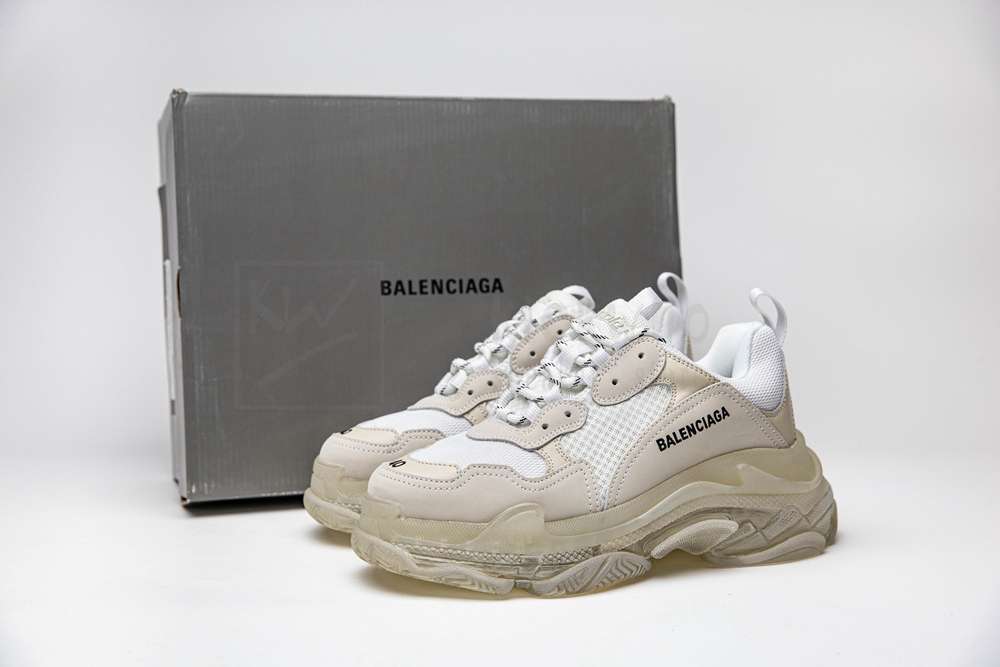 Kickwho Balenciaga Triple S White Godkiller 544351 W09E1 9000 - Image 5