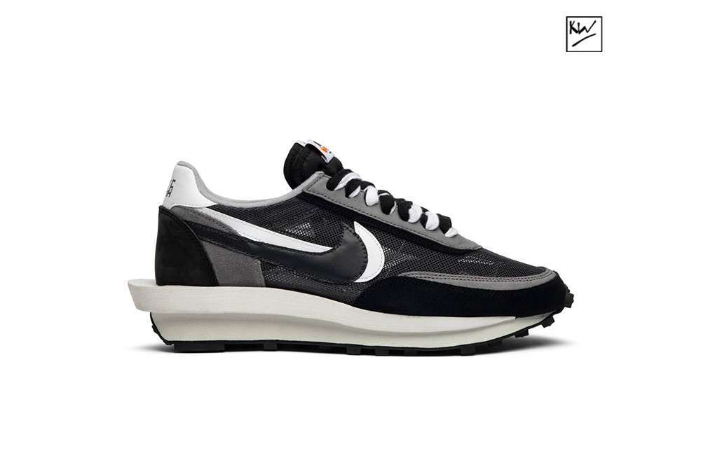 KickWho SACAI X LDV WAFFLE BLACK GREY GODKILLER