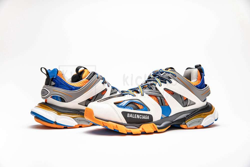 Kickwho Balenciaga Track Trainer 'Orange Grey' 542023 W1GB1 7580 - Image 5