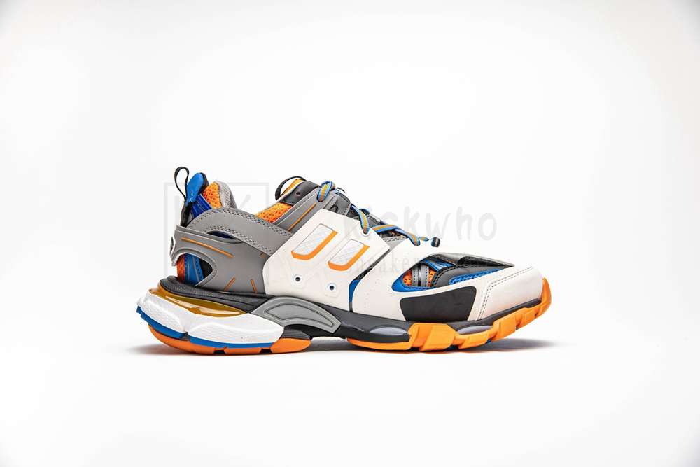 Kickwho Balenciaga Track Trainer 'Orange Grey' 542023 W1GB1 7580 - Image 6