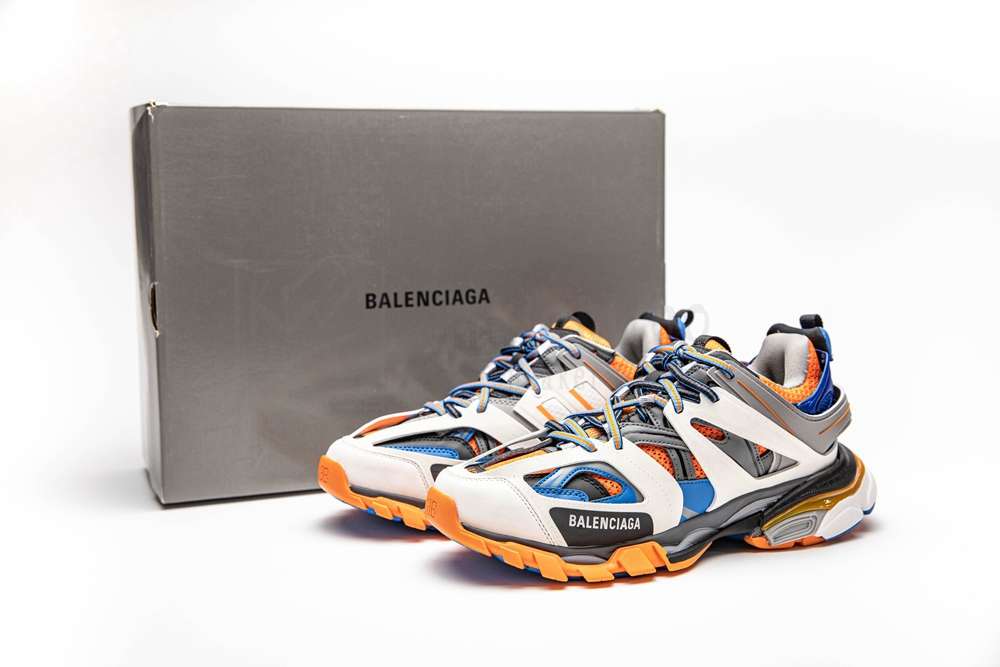 Kickwho Balenciaga Track Trainer 'Orange Grey' 542023 W1GB1 7580 - Image 7