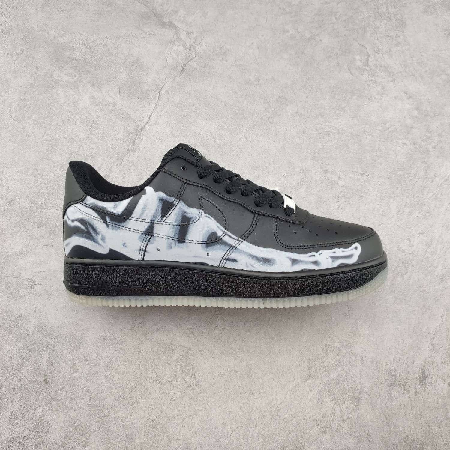 KICKWHO Nike Air Force 1 Low '07"Black/Skeleton"