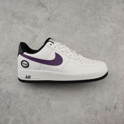 KICKWHO Nike Air Force 1 Low Hoops White Canyon Purple