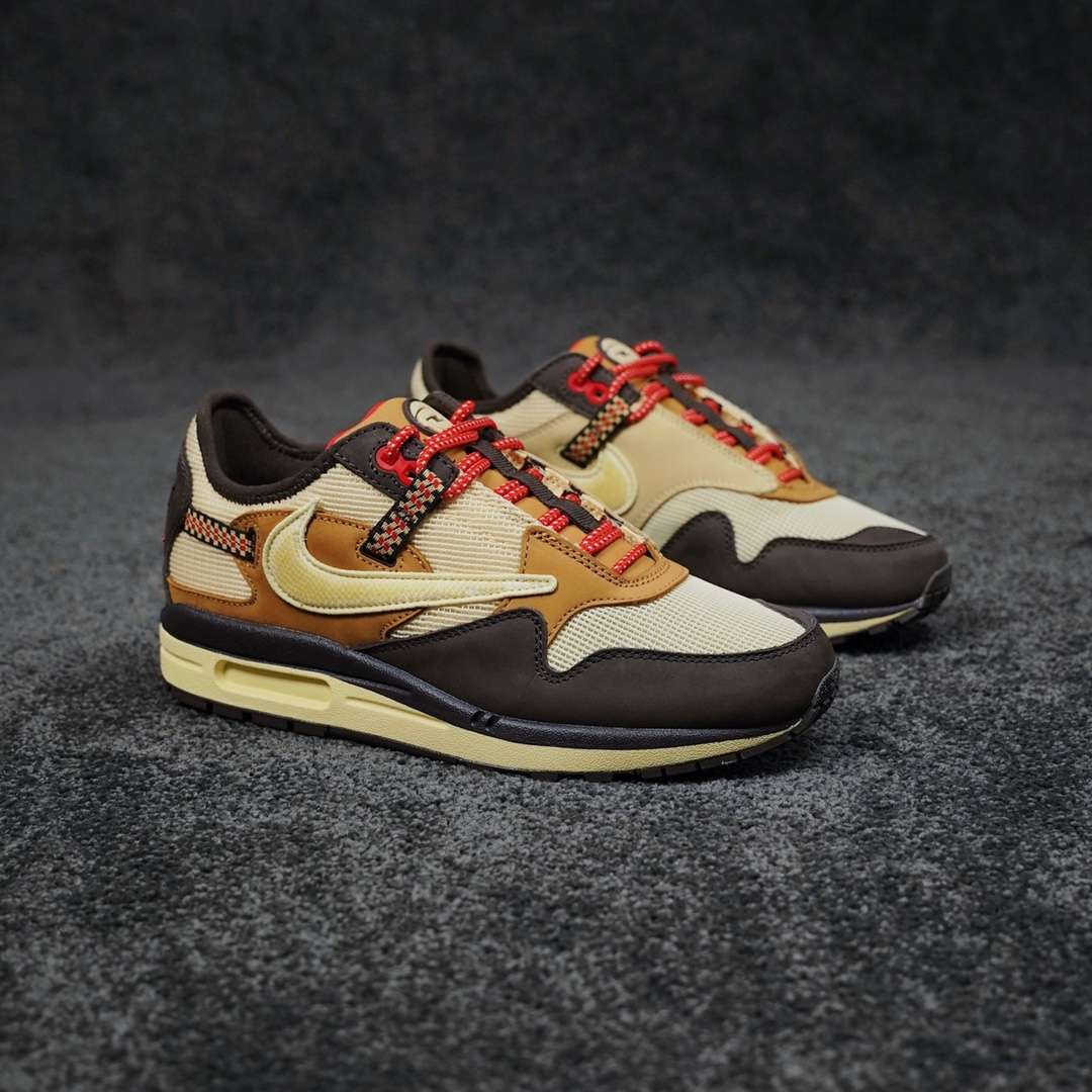 KICKWHO Travis Scott X NK Air MAX 1 “Baroque Brown”