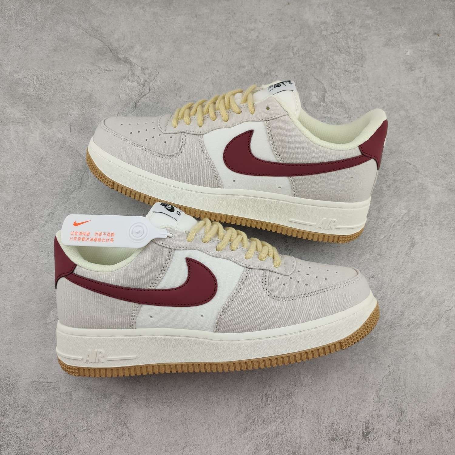 KICKWHO NIKE Air Force 1 Low Gold Hangtag White Red - Image 2