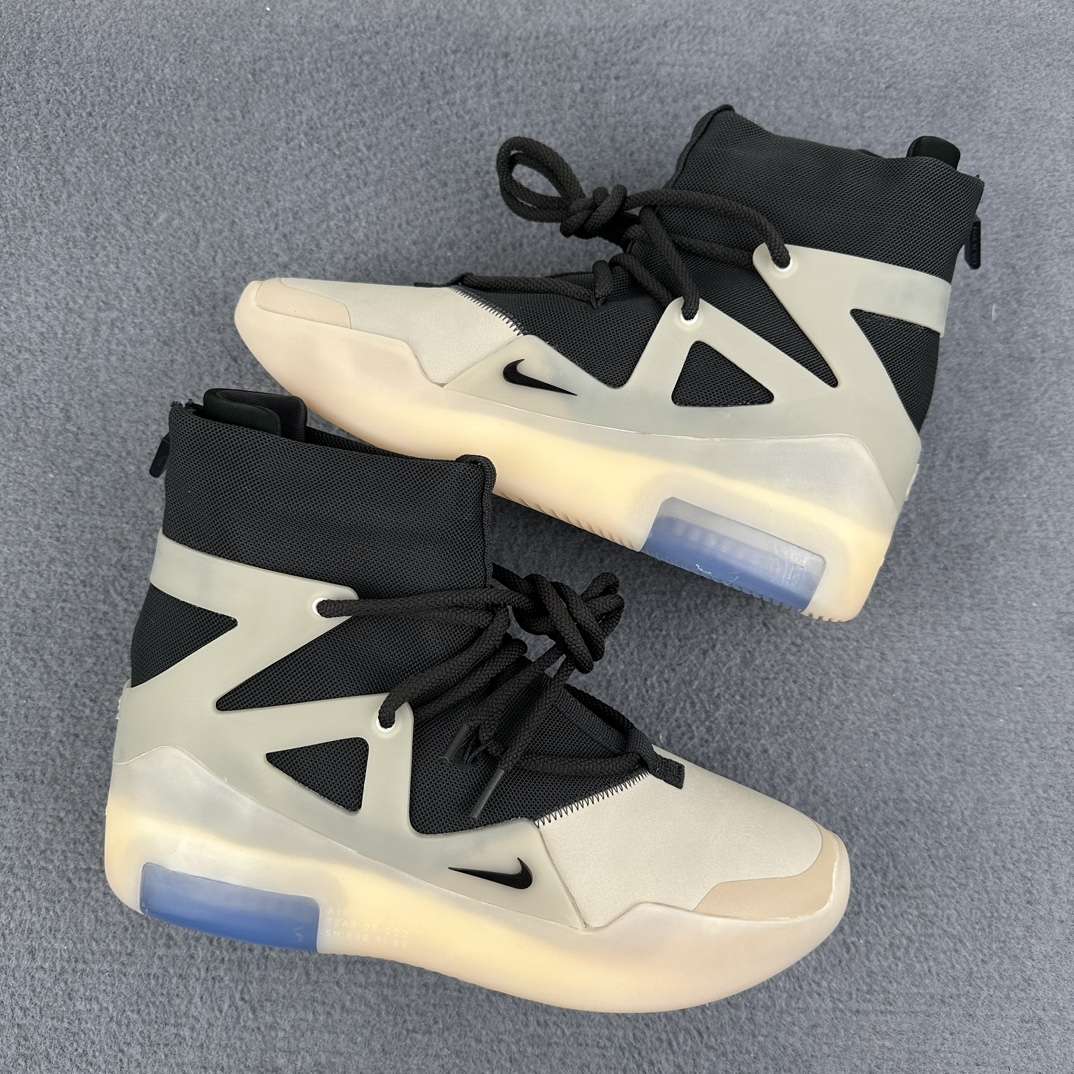 KICKWHO Fear of God x Nike Air Fear Of God 1 String Fog AR4237-902 - Image 2