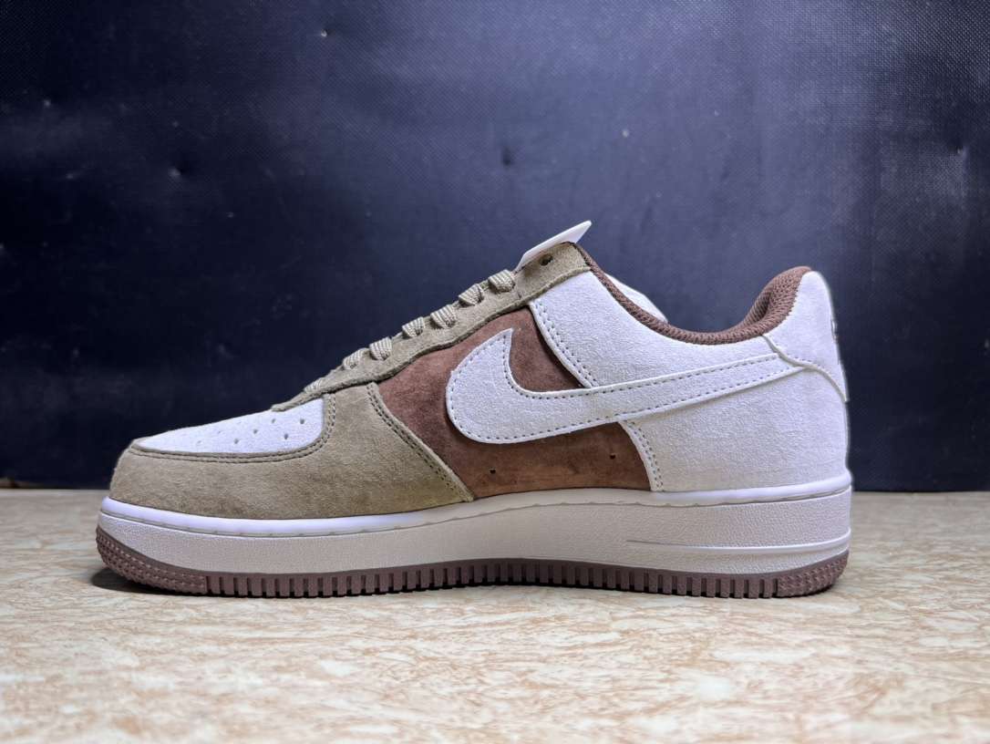 KICKWHO Nike Air Force 1 Low '07 “Olive Green/Brown” - Image 2