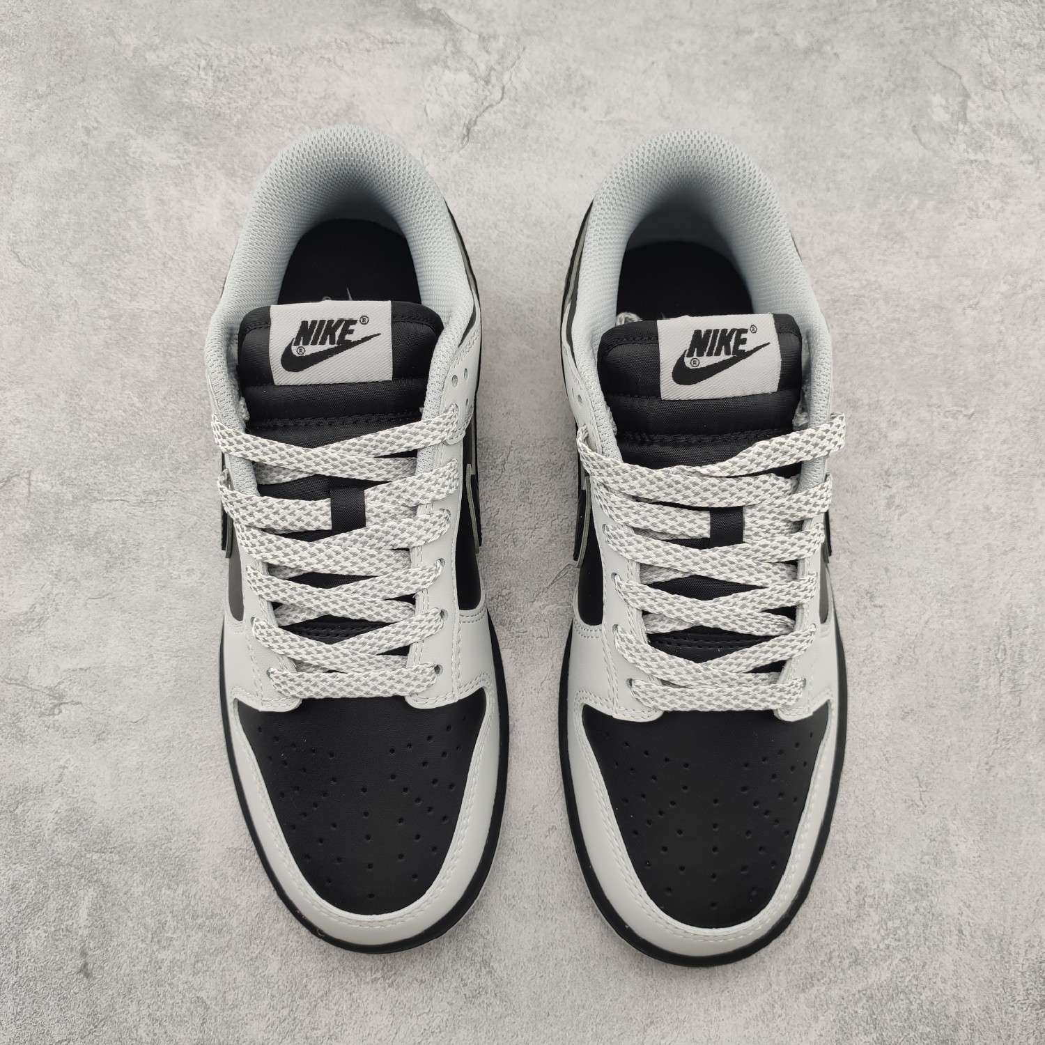 Kickswho NIKE DUNK LOW 'BLACK WHITE' - Image 3