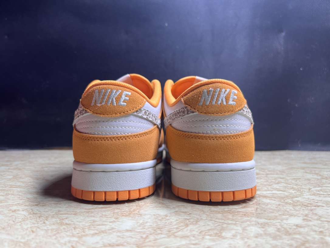 Kickswho Nike Dunk Low Orange "Safari Swoosh" - Image 3