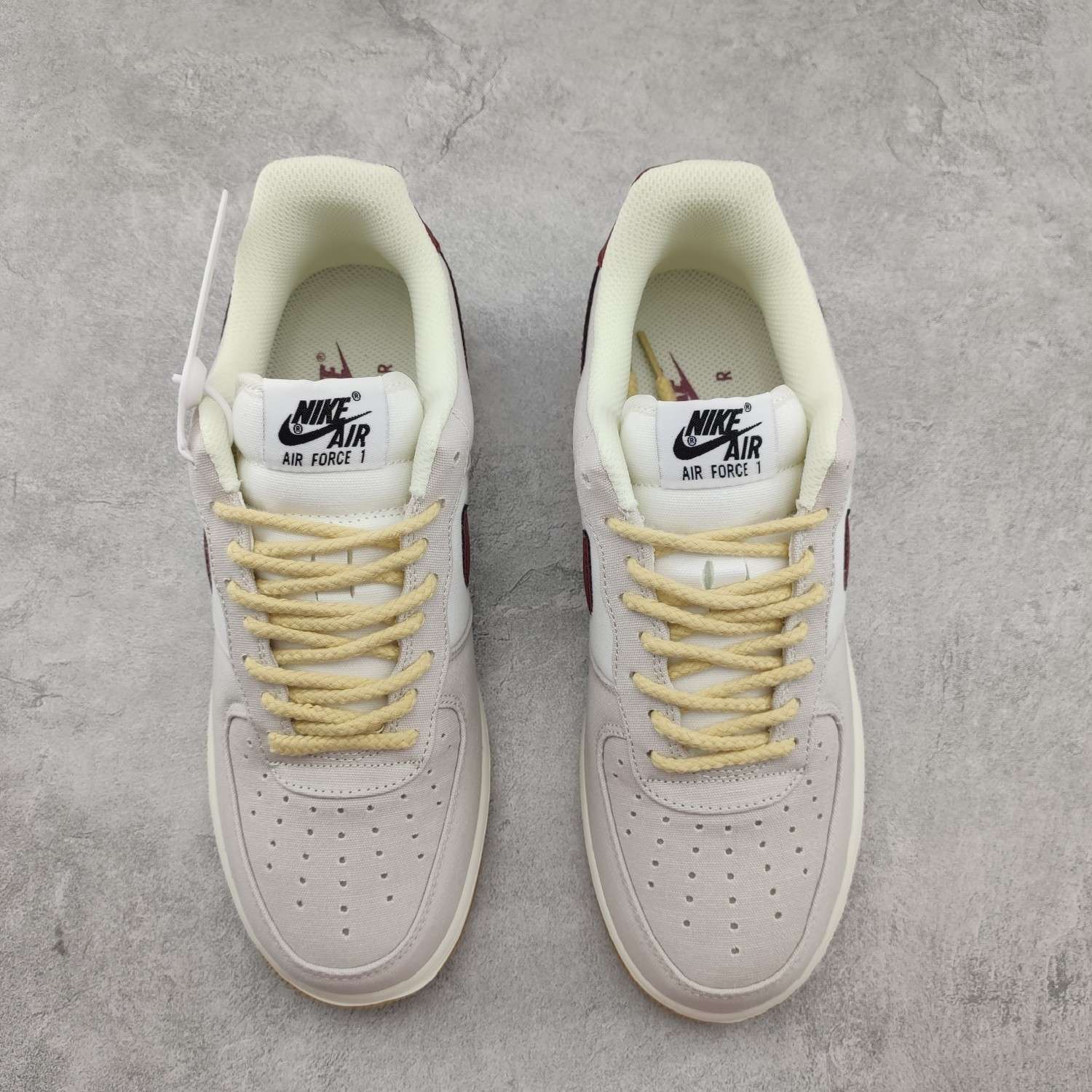 KICKWHO NIKE Air Force 1 Low Gold Hangtag White Red - Image 3