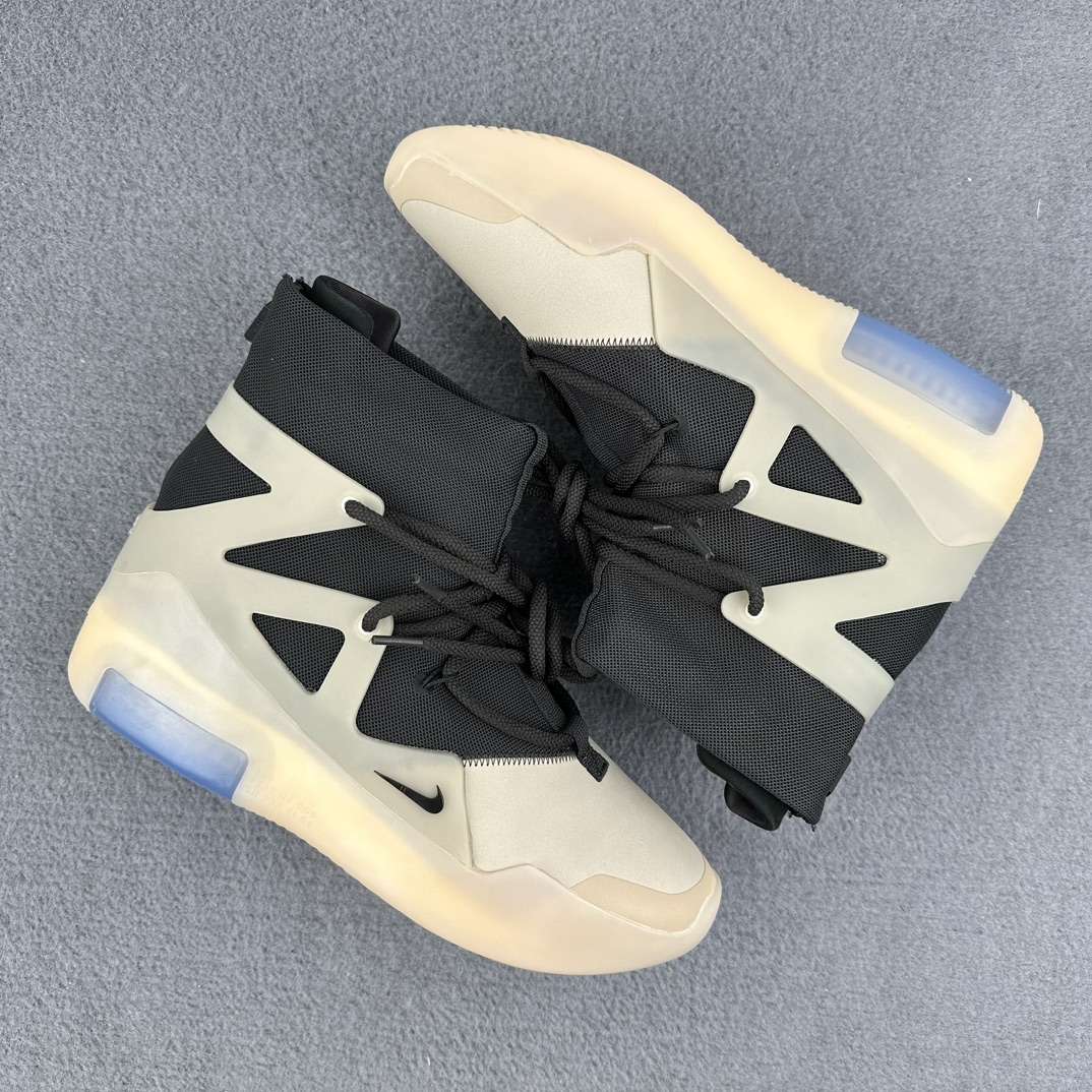 KICKWHO Fear of God x Nike Air Fear Of God 1 String Fog AR4237-902 - Image 5
