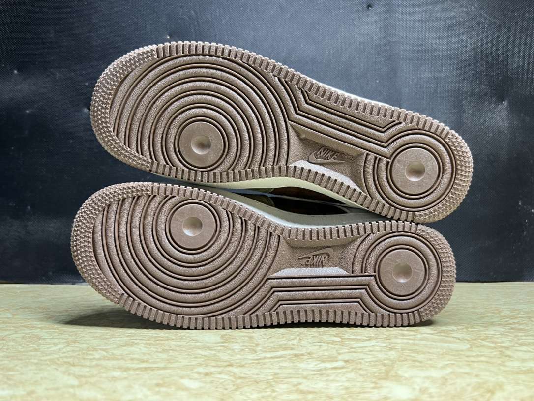 KICKWHO Nike Air Force 1 Low '07 “Olive Green/Brown” - Image 5