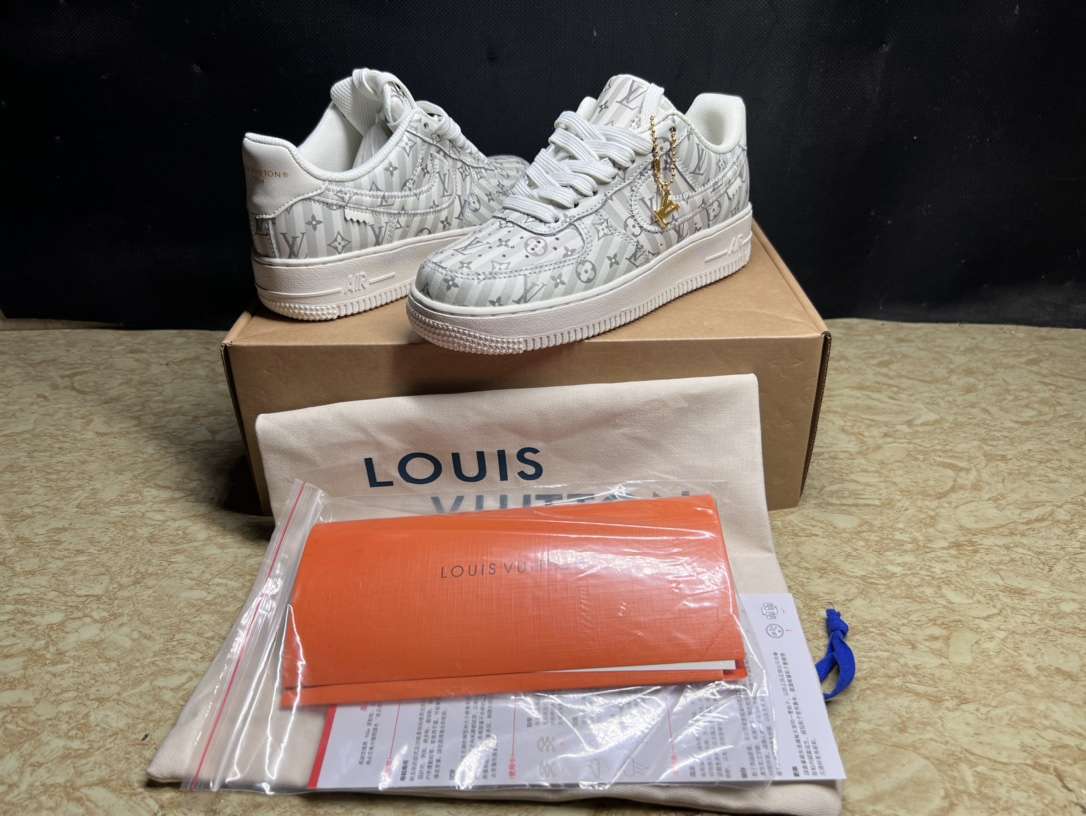 KICKWHO Louis Vuitton x Off-white x Nike Air Force 1 Low - Image 5