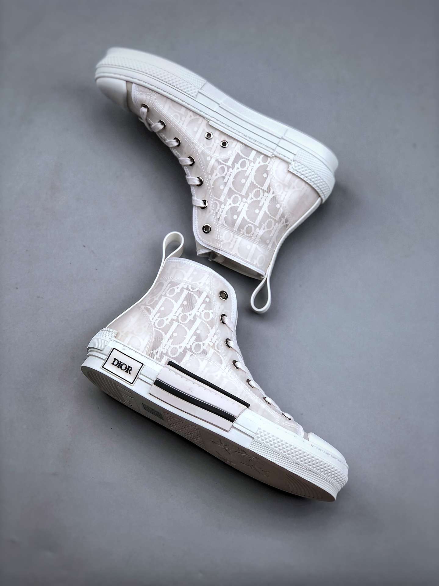 KICKWHO Dior B23 Oblique High Top Sneakers - Image 5