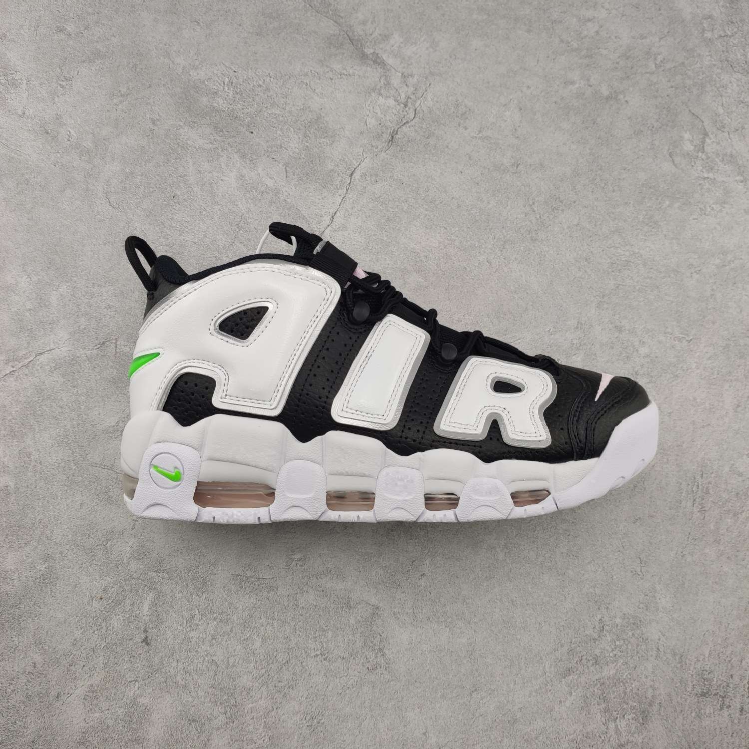 KICKWHO Nike Air More Uptempo Black White