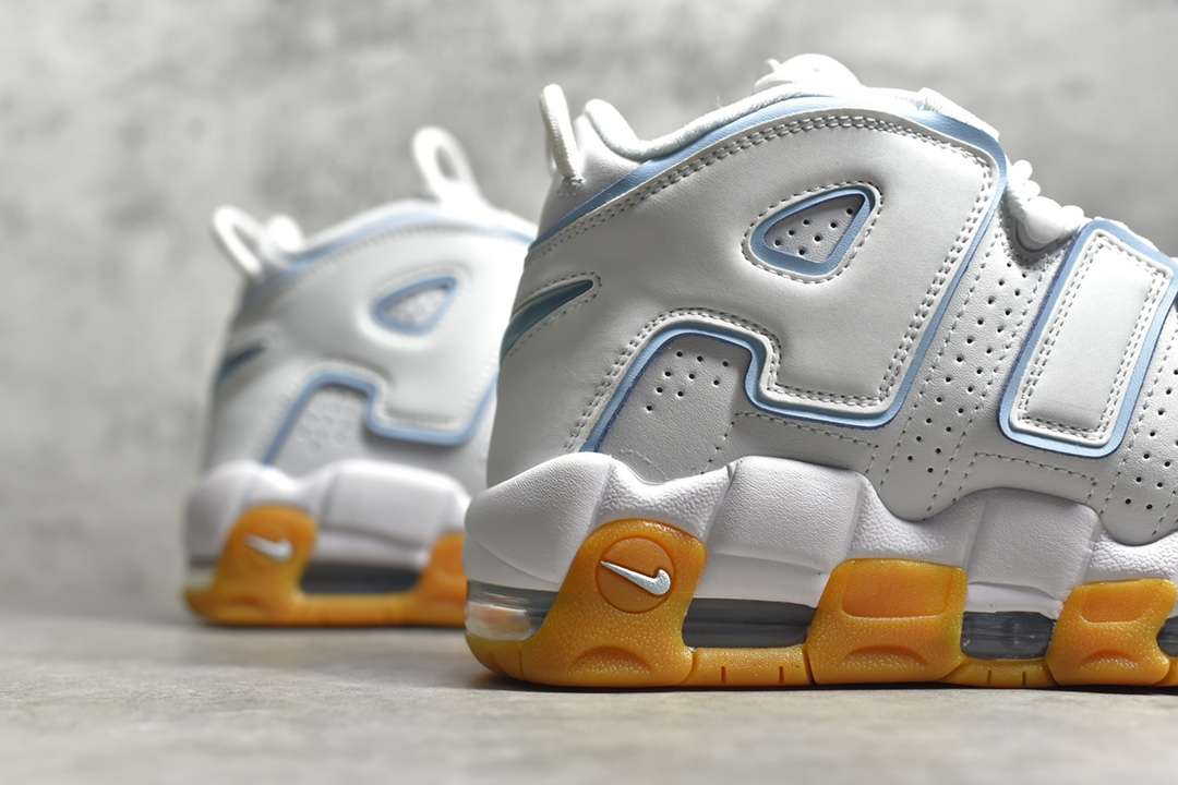 KICKWHO Nike Air More Uptempo White Aqua Gum - Image 9