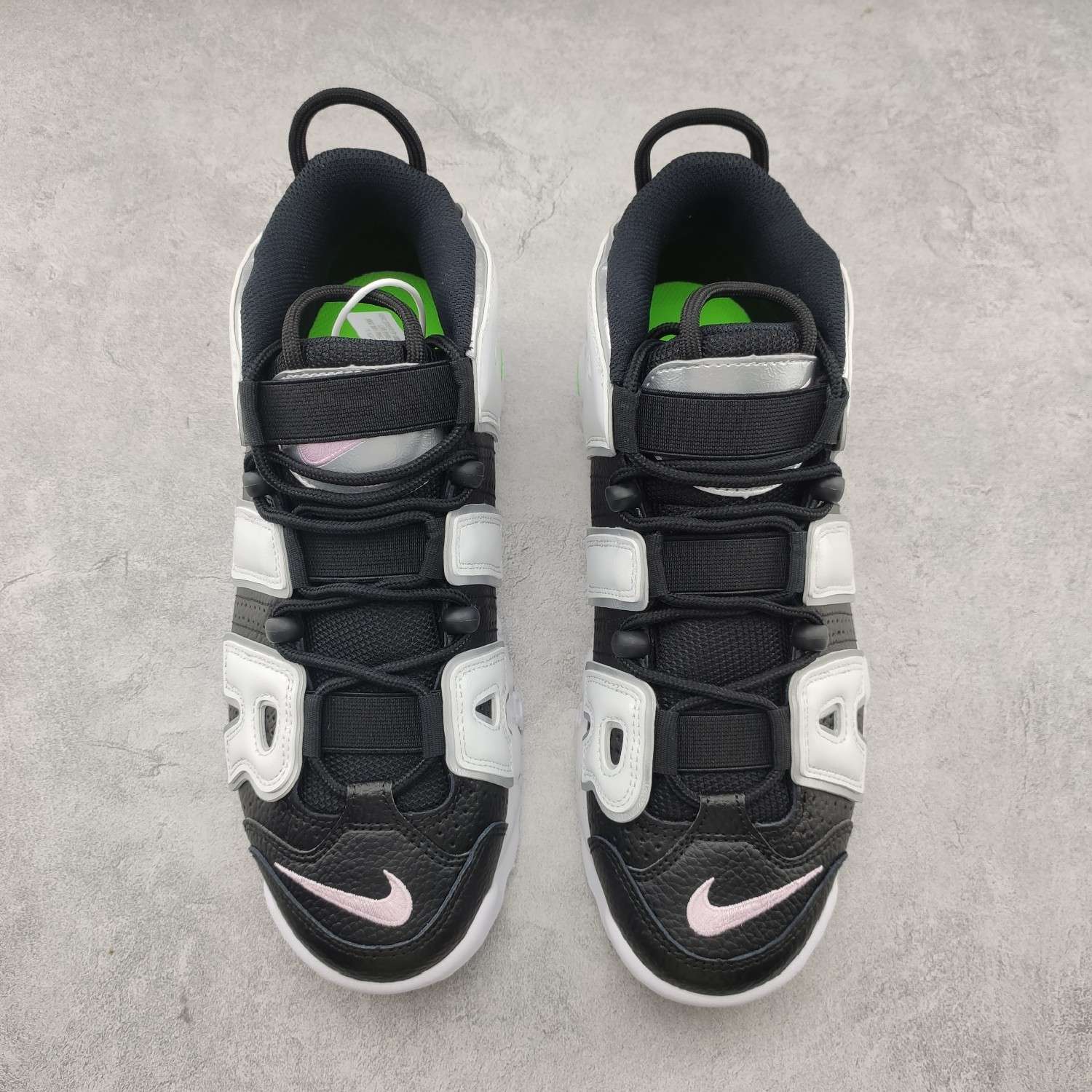 KICKWHO Nike Air More Uptempo Black White - Image 3