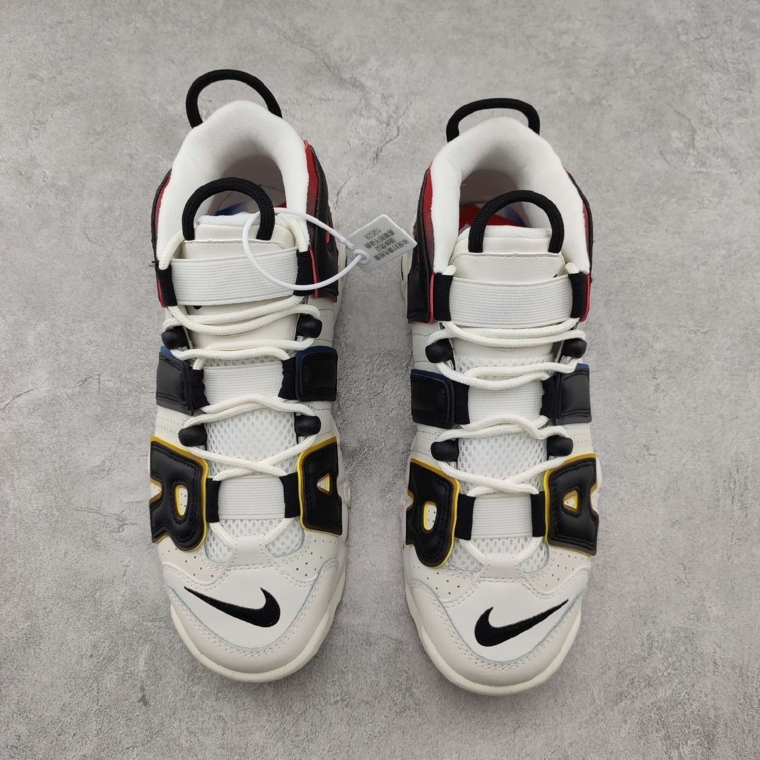 KICKWHO Nike Air More Uptempo White And Black - Image 3