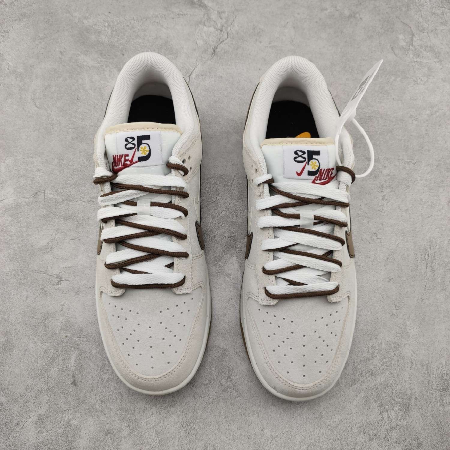 Kickswho Nike Dunk Low SE "85" Brown White - Image 3