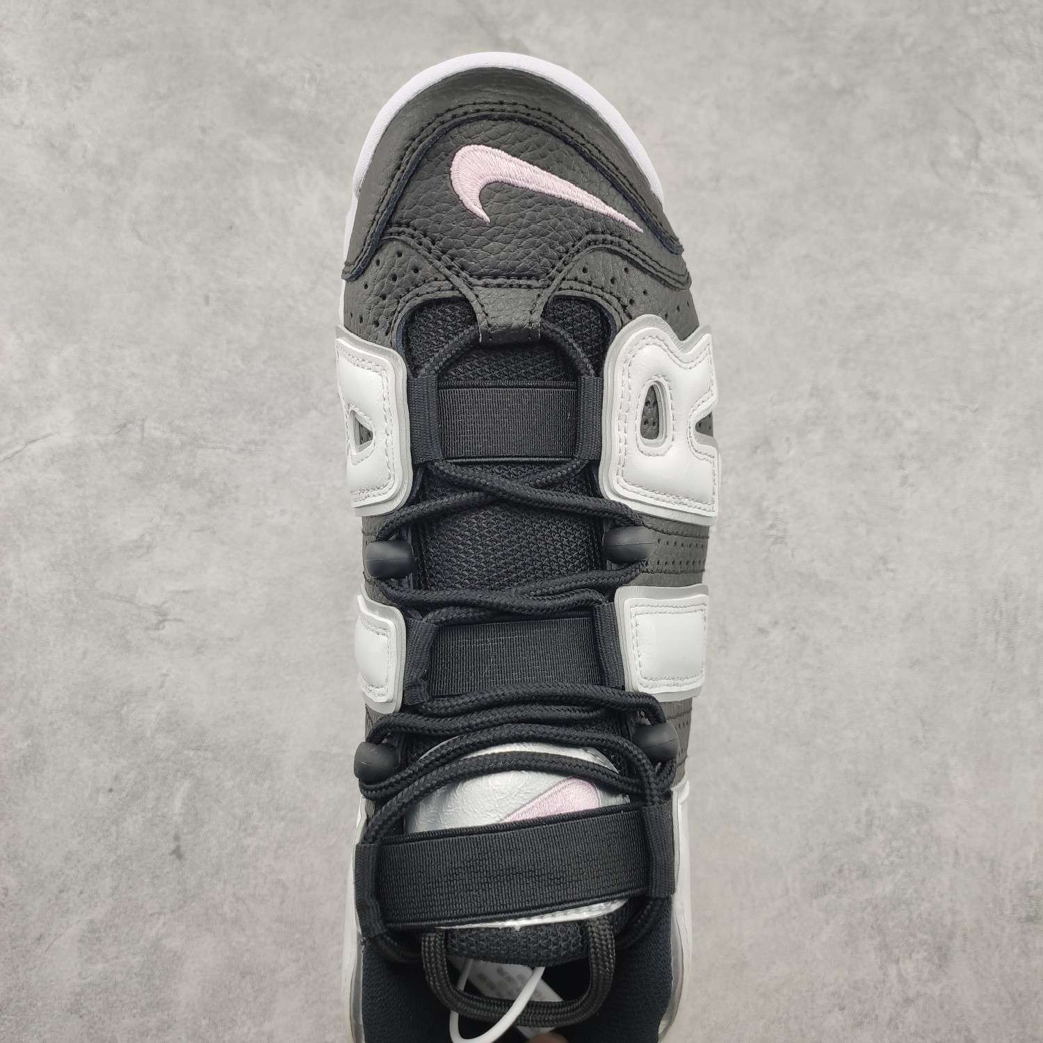 KICKWHO Nike Air More Uptempo Black White - Image 4