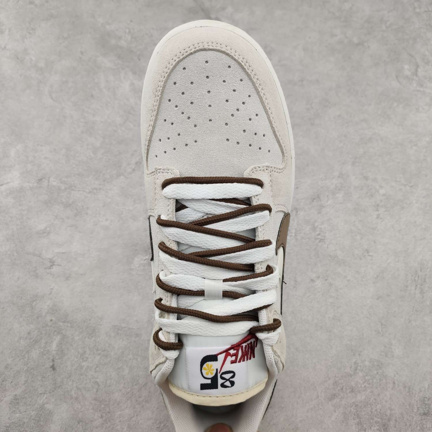 Kickswho Nike Dunk Low SE "85" Brown White - Image 4
