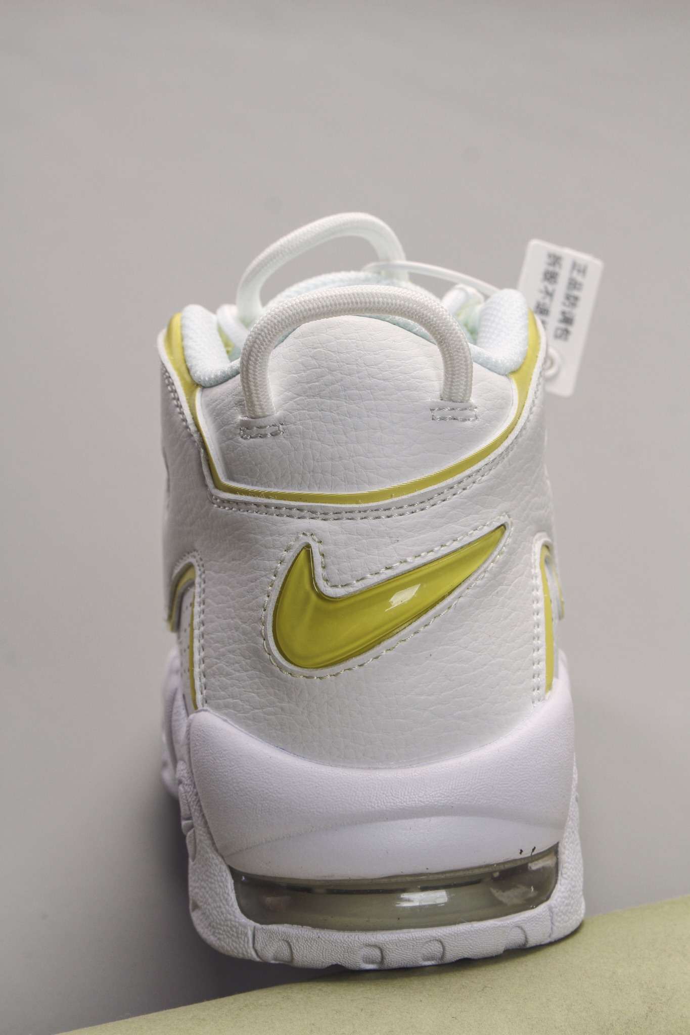 KICKWHO Nike Air More Uptempo White Yellow - Image 5