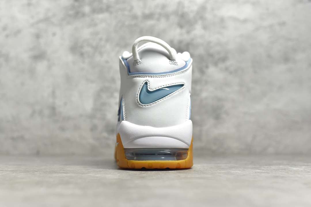 KICKWHO Nike Air More Uptempo White Aqua Gum - Image 5