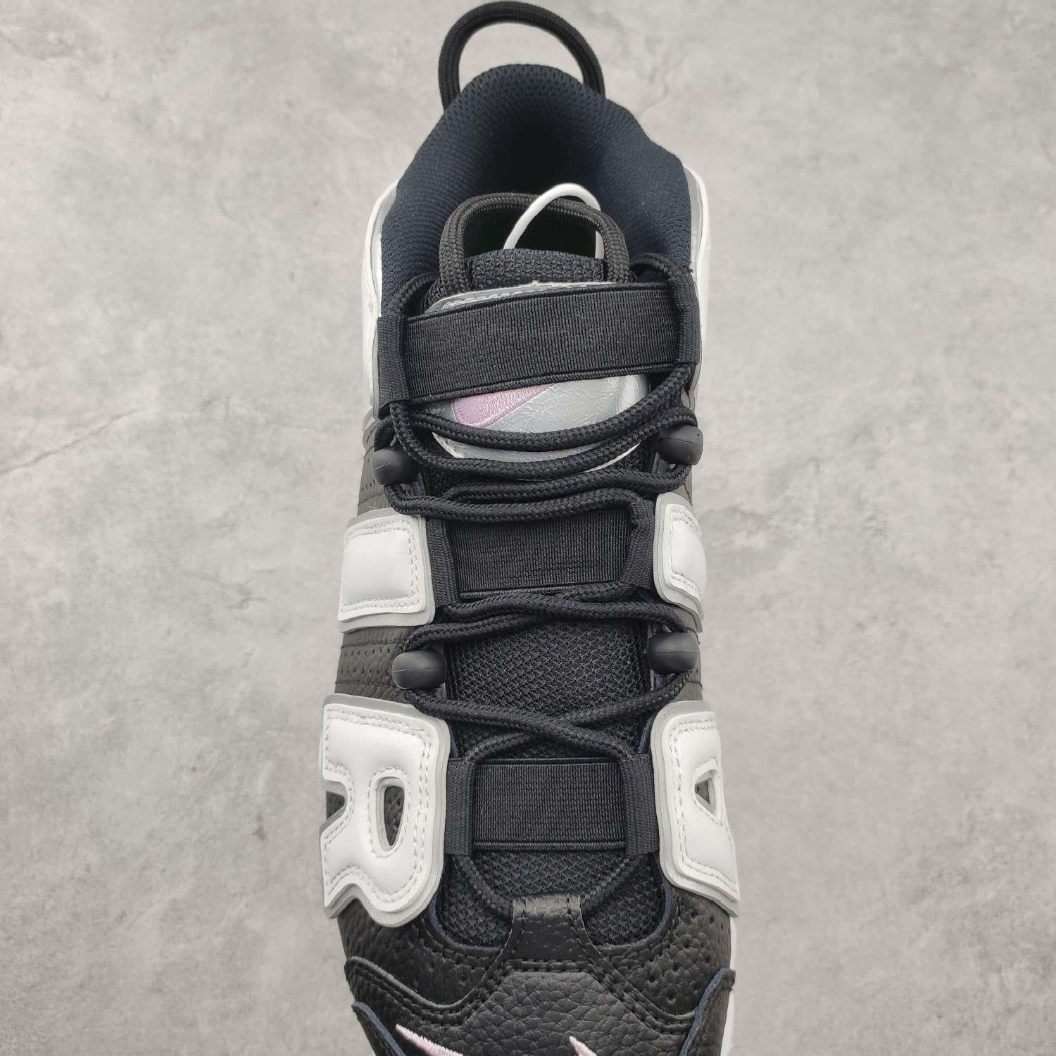 KICKWHO Nike Air More Uptempo Black White - Image 6