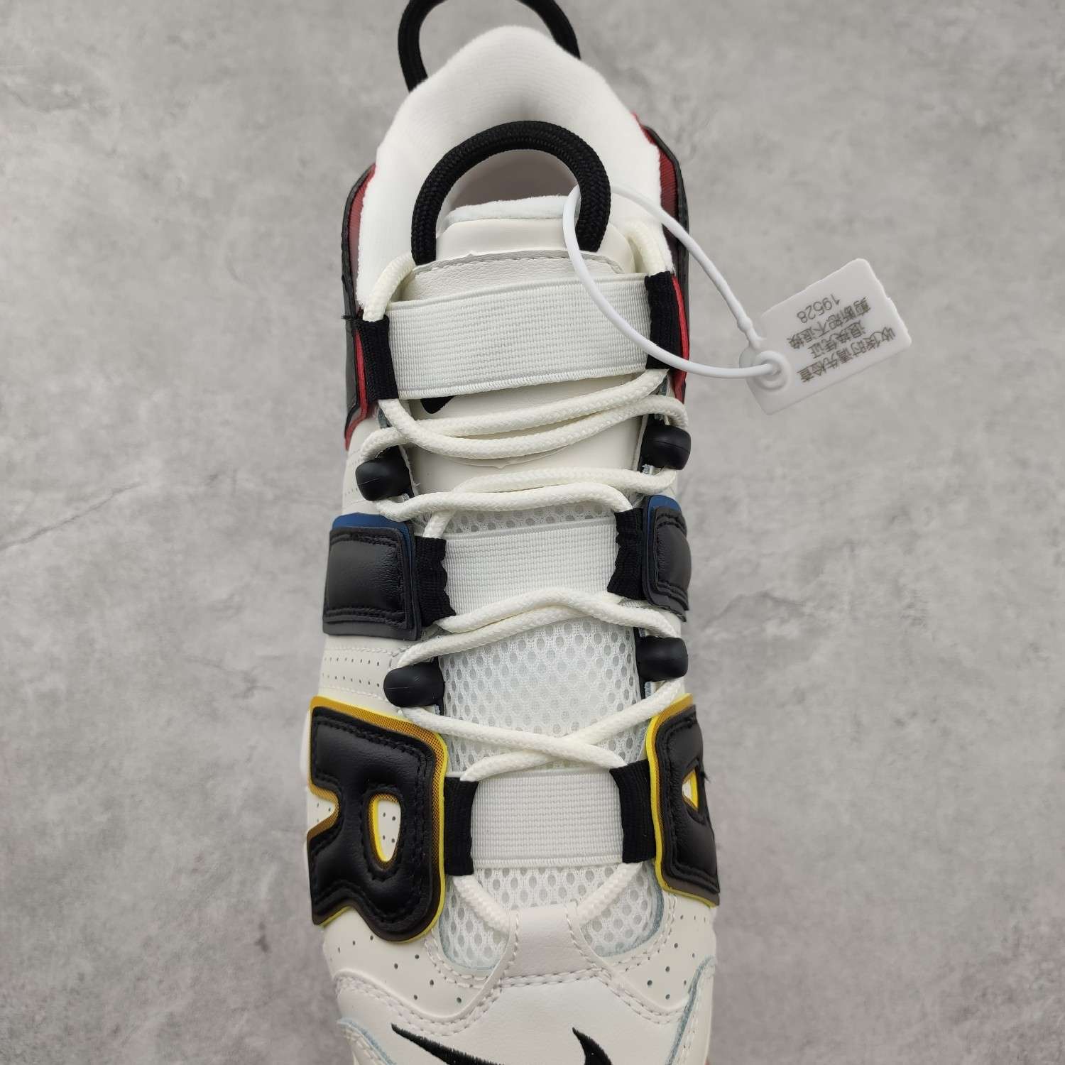 KICKWHO Nike Air More Uptempo White And Black - Image 6