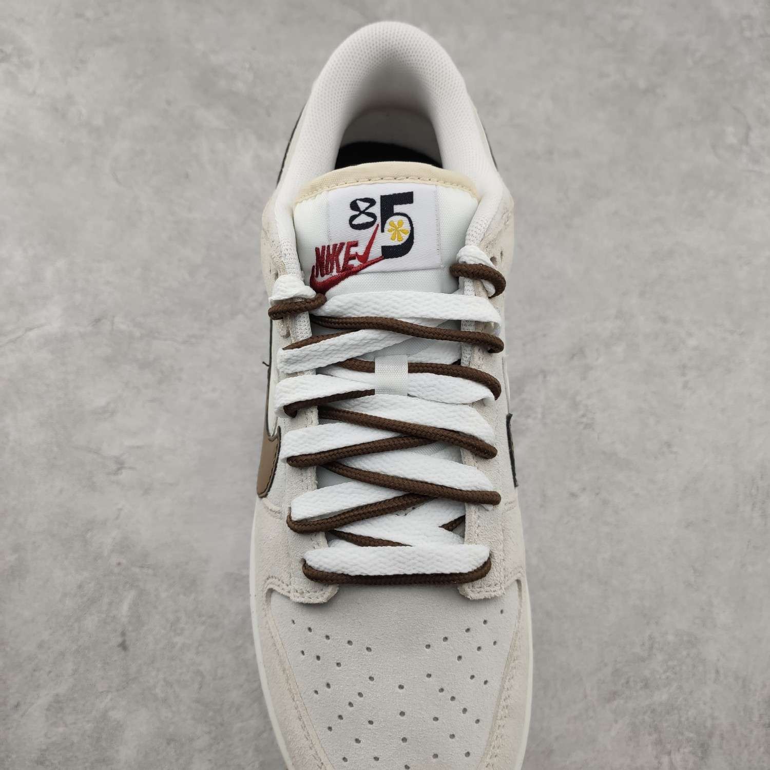 Kickswho Nike Dunk Low SE "85" Brown White - Image 6