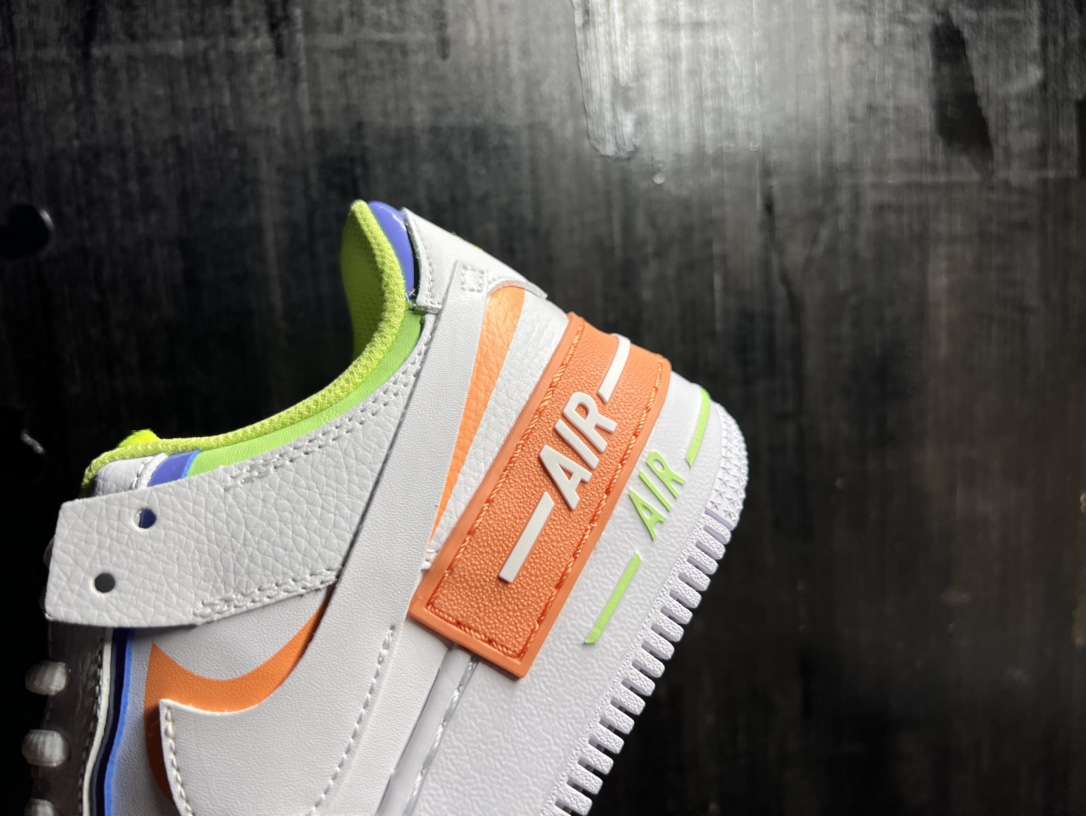 Kickswho Nike Air Force 1 Shadow White Orange - Image 7