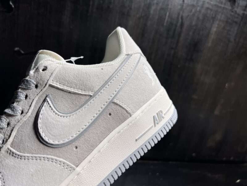Kickswho Nike Air Force 1 Beige Gray - Image 7