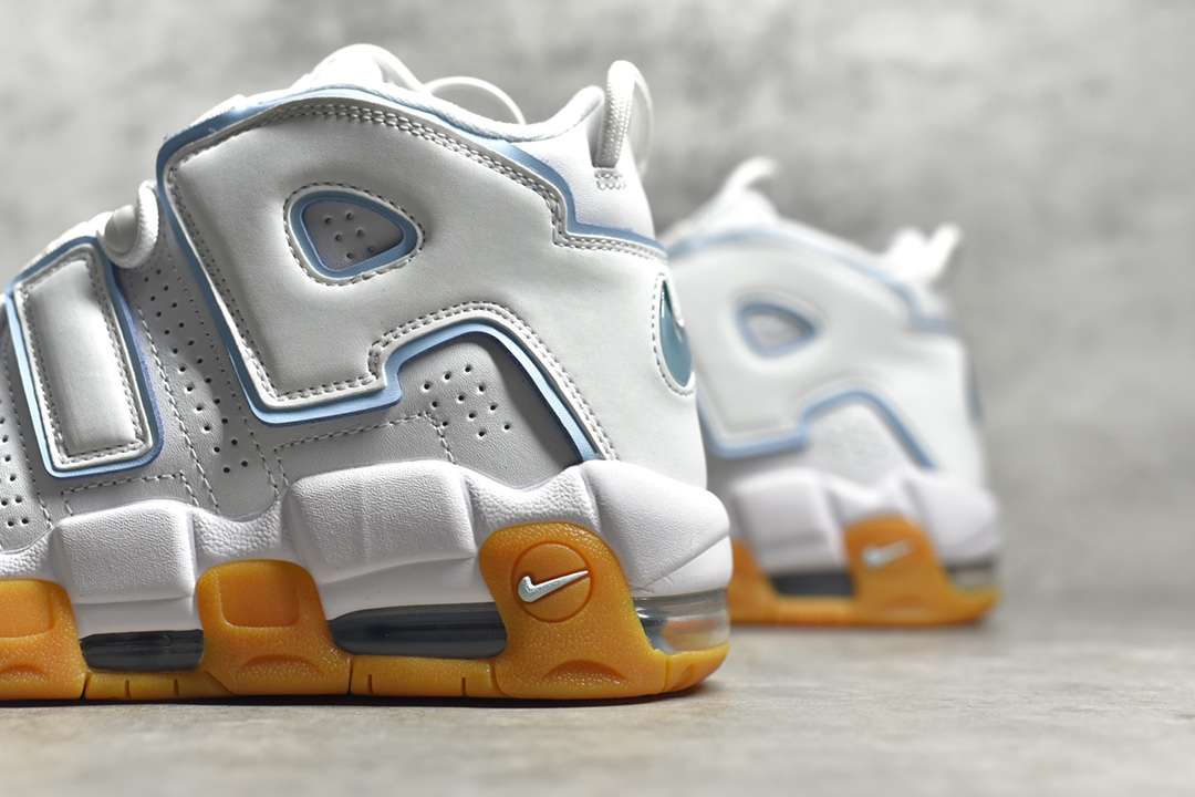 KICKWHO Nike Air More Uptempo White Aqua Gum - Image 7