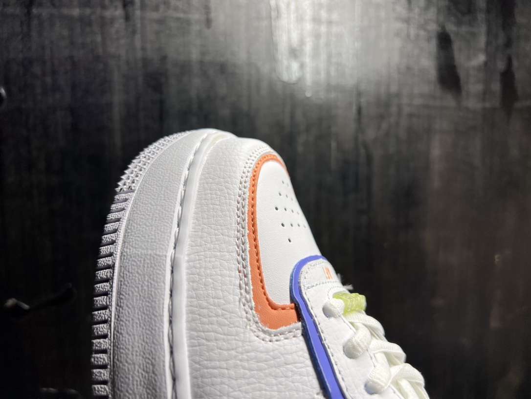 Kickswho Nike Air Force 1 Shadow White Orange - Image 8