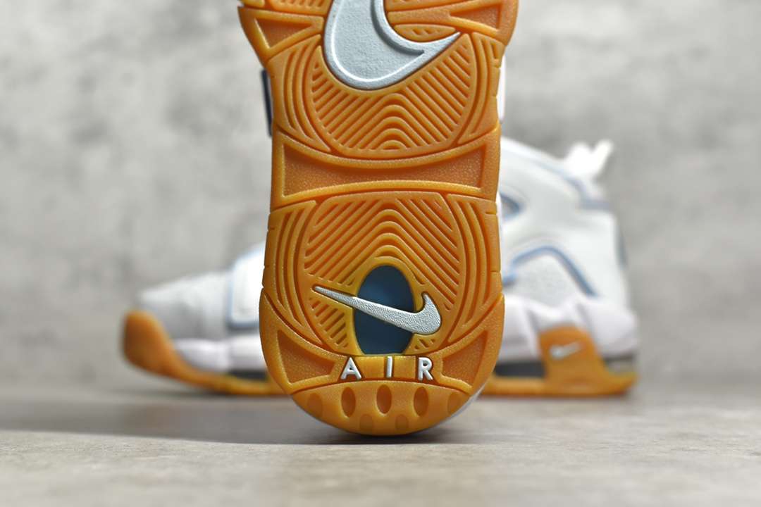 KICKWHO Nike Air More Uptempo White Aqua Gum - Image 8