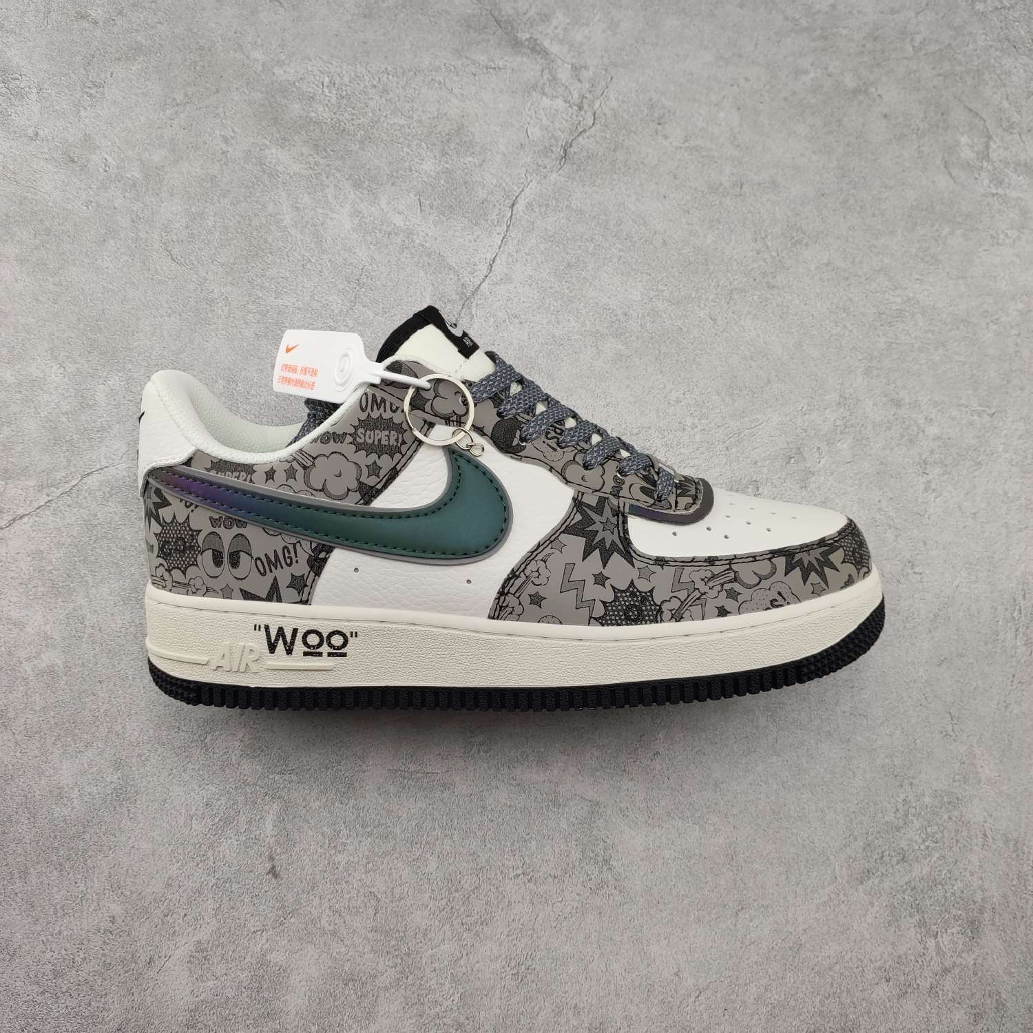 Kickswho Nike Air Force 1'07 Low White Black ZG0088-811