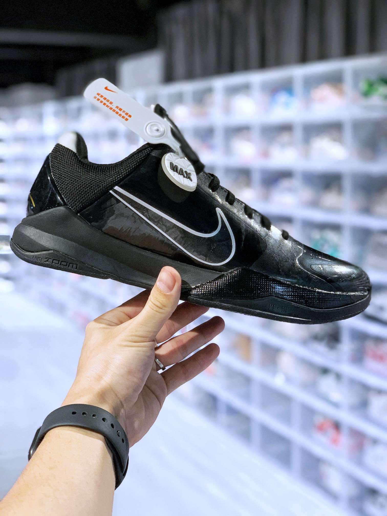 KICKWHO Nike Zoom Kobe 5 V Black Sneakers