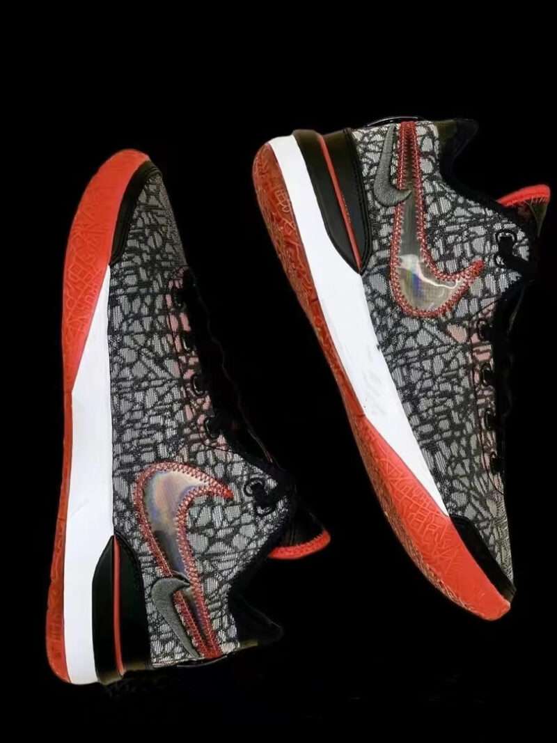 KICKWHO Nike LeBron Witness NXXT GEN Sneakers Black Red - Image 2