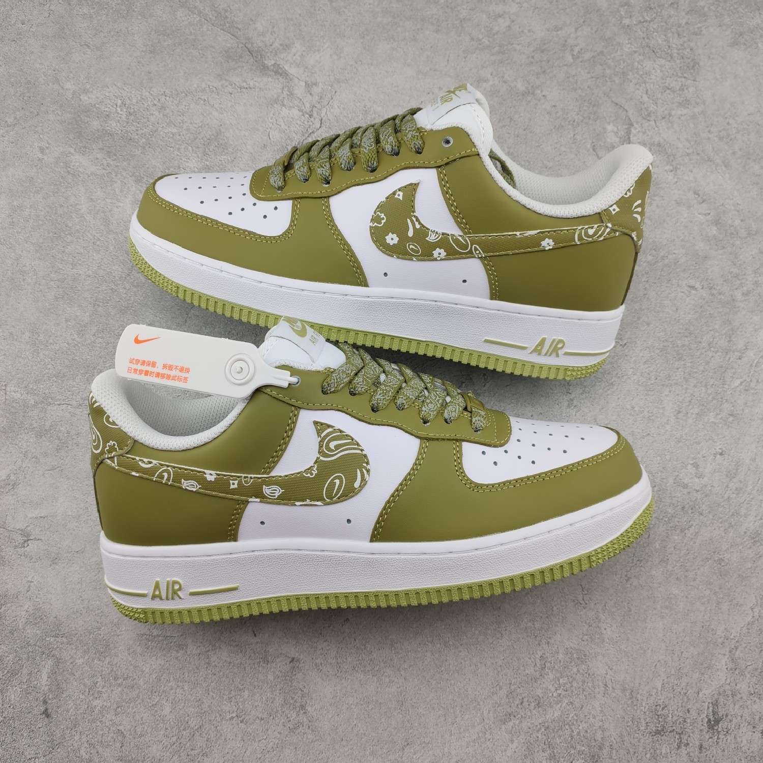 Kickswho Nike Air Force 1'07 Low White Green XM6386-556 - Image 2
