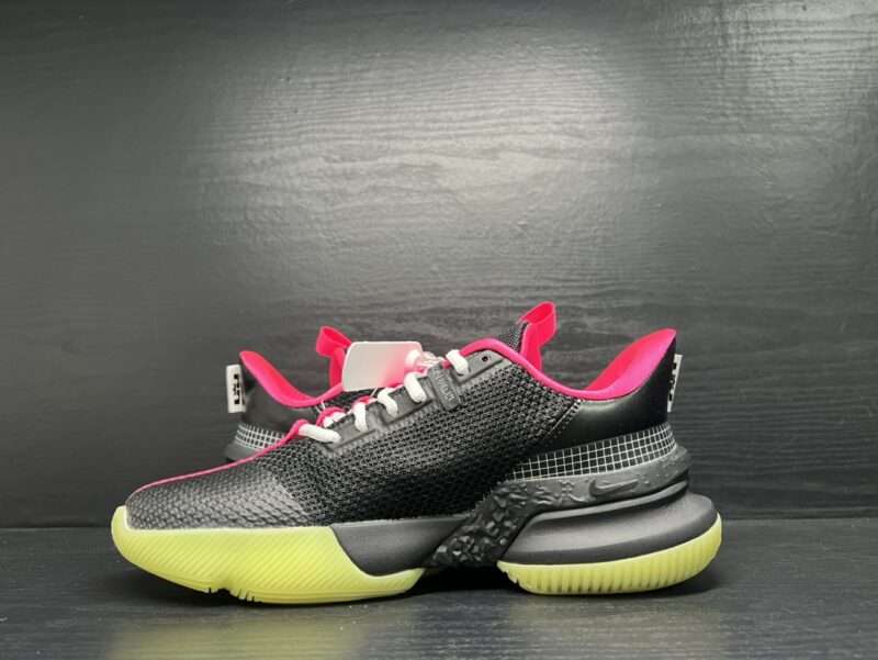 KICKWHO Nike LeBron Ambassador 13 Sneakers Black Red Glow In The Night - Image 2