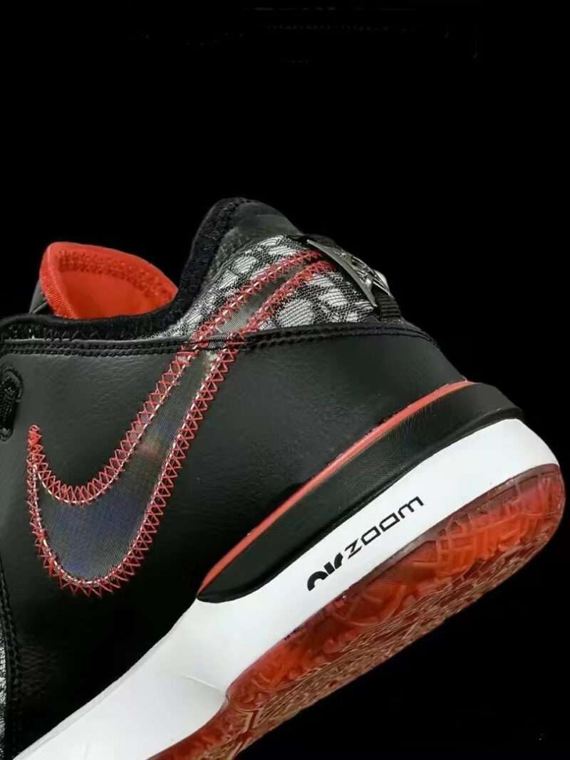 KICKWHO Nike LeBron Witness NXXT GEN Sneakers Black Red - Image 3