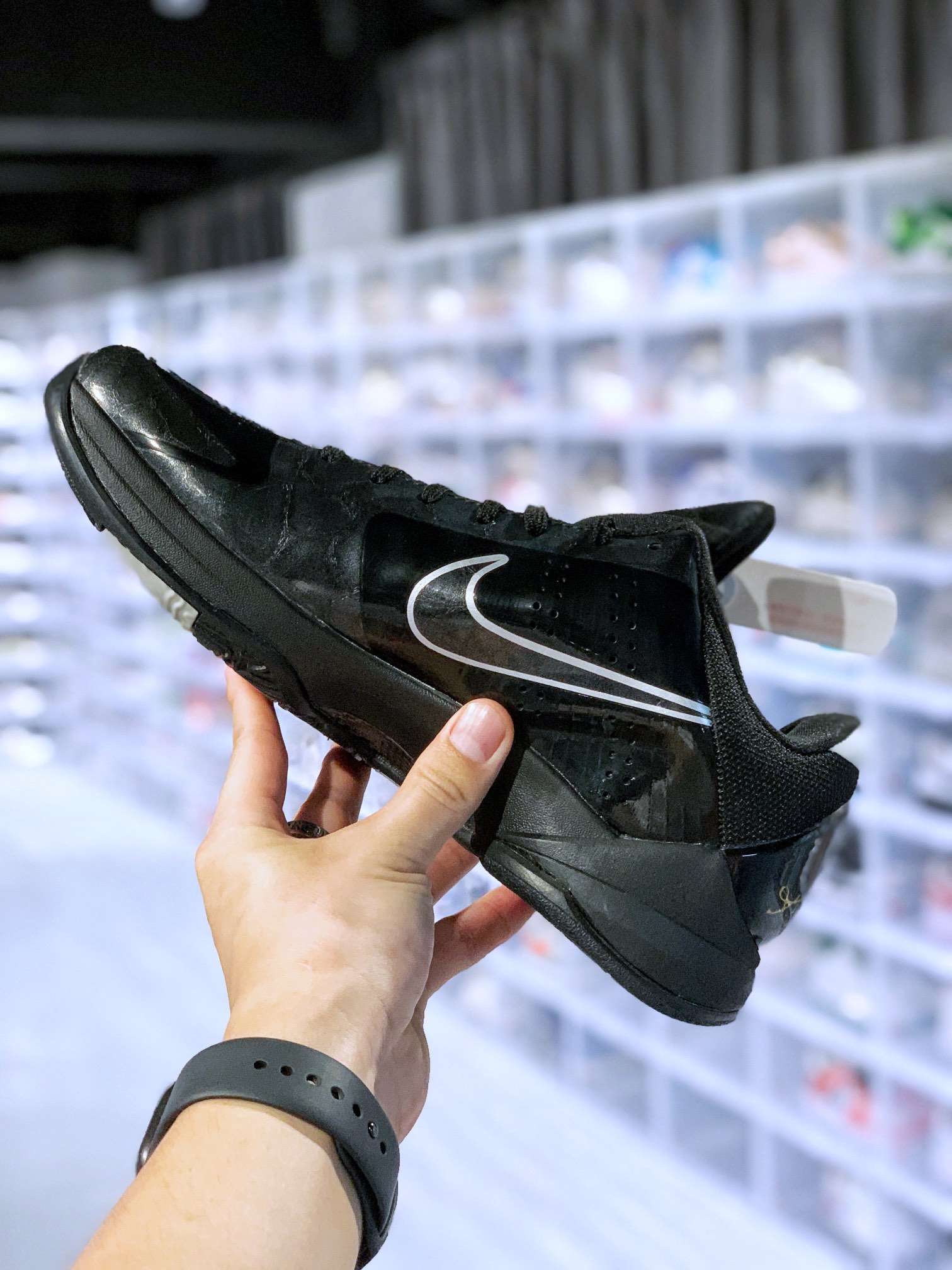 KICKWHO Nike Zoom Kobe 5 V Black Sneakers - Image 3