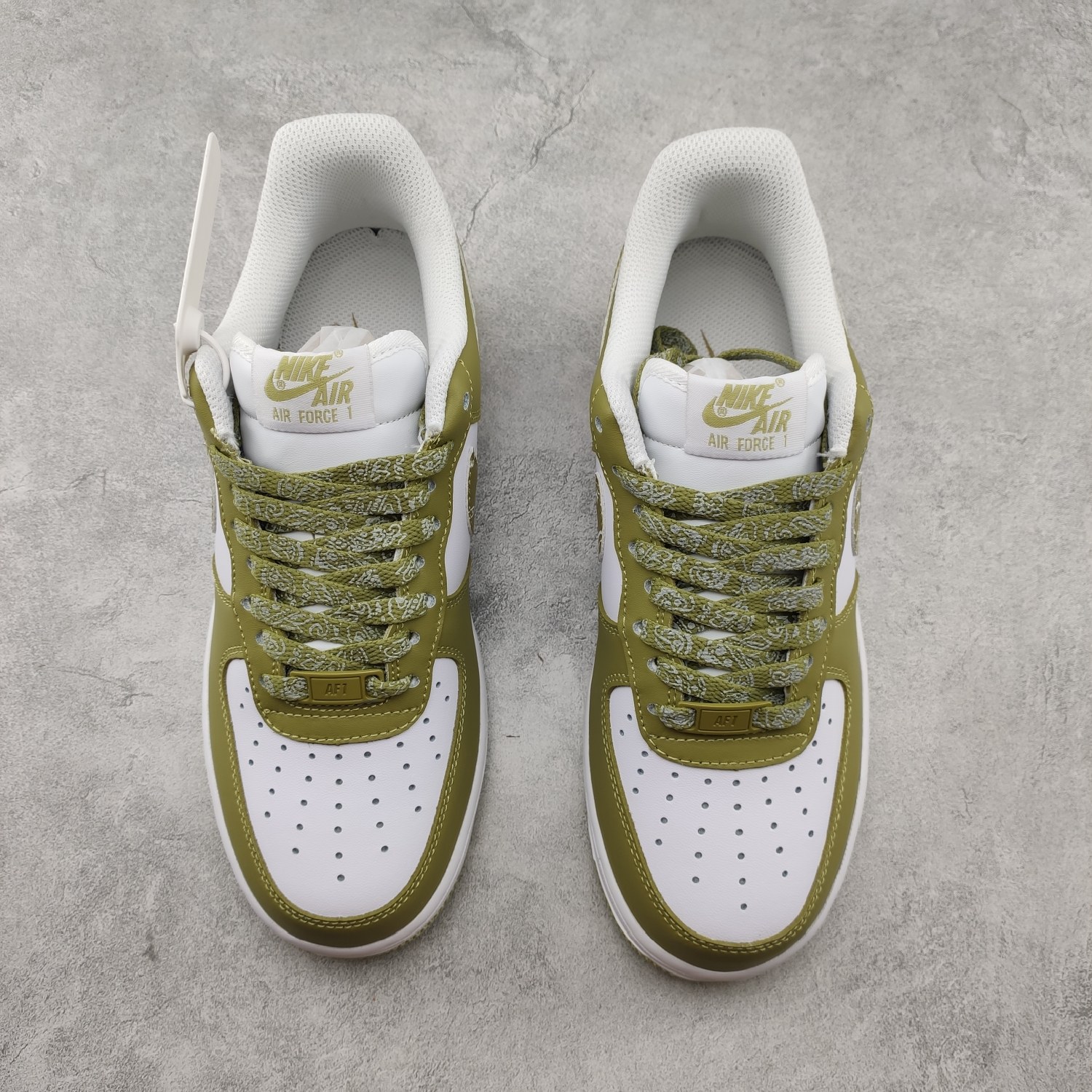 Kickswho Nike Air Force 1'07 Low White Green XM6386-556 - Image 3