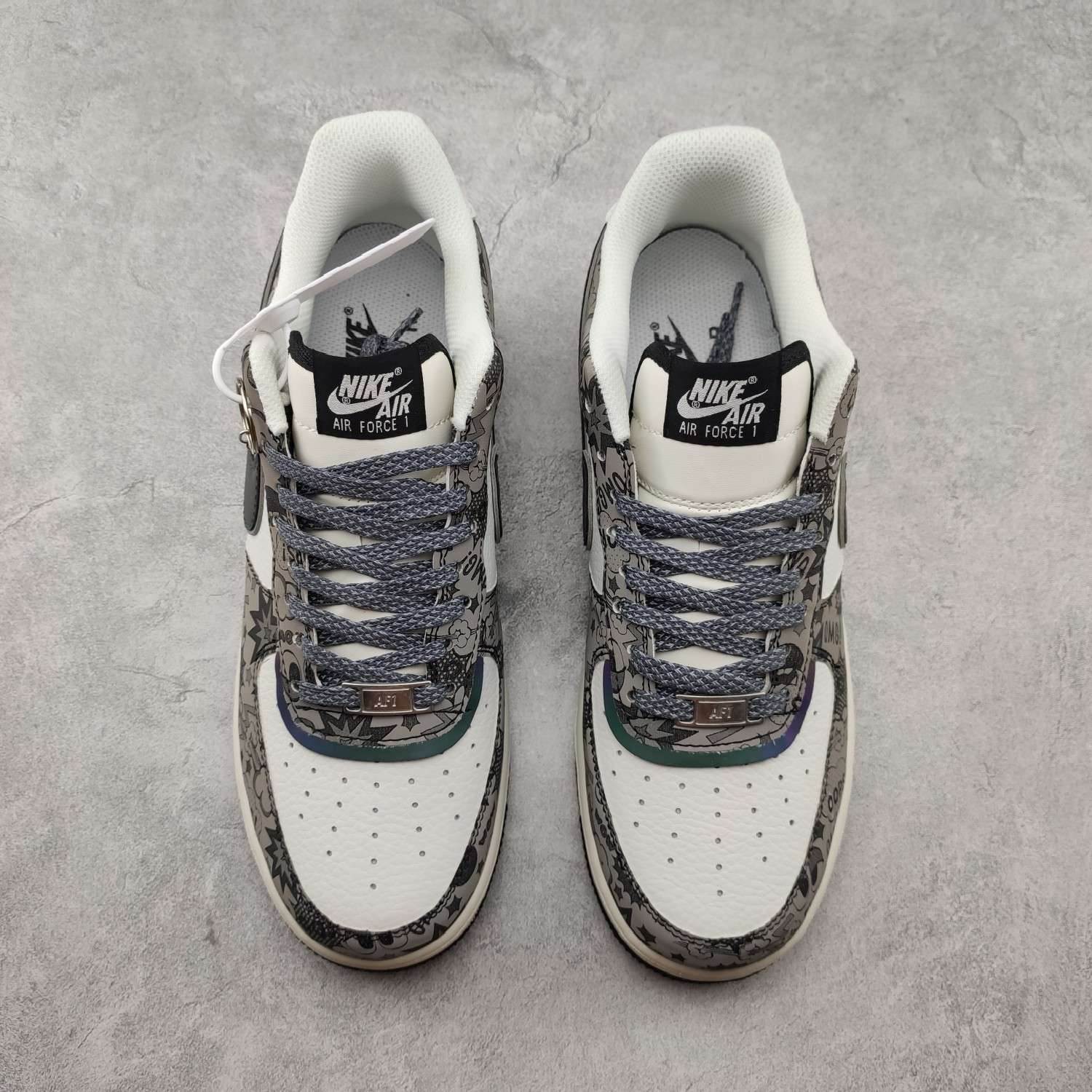 Kickswho Nike Air Force 1'07 Low White Black ZG0088-811 - Image 3