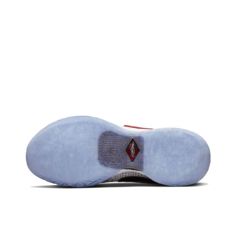 KICKWHO Nike LeBron Witness 20 Sneakers Gray Red - Image 3