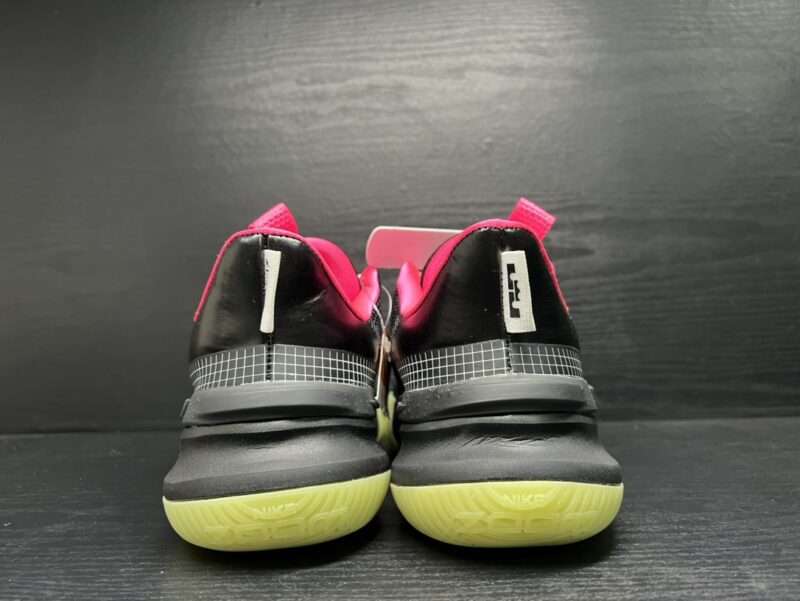 KICKWHO Nike LeBron Ambassador 13 Sneakers Black Red Glow In The Night - Image 3
