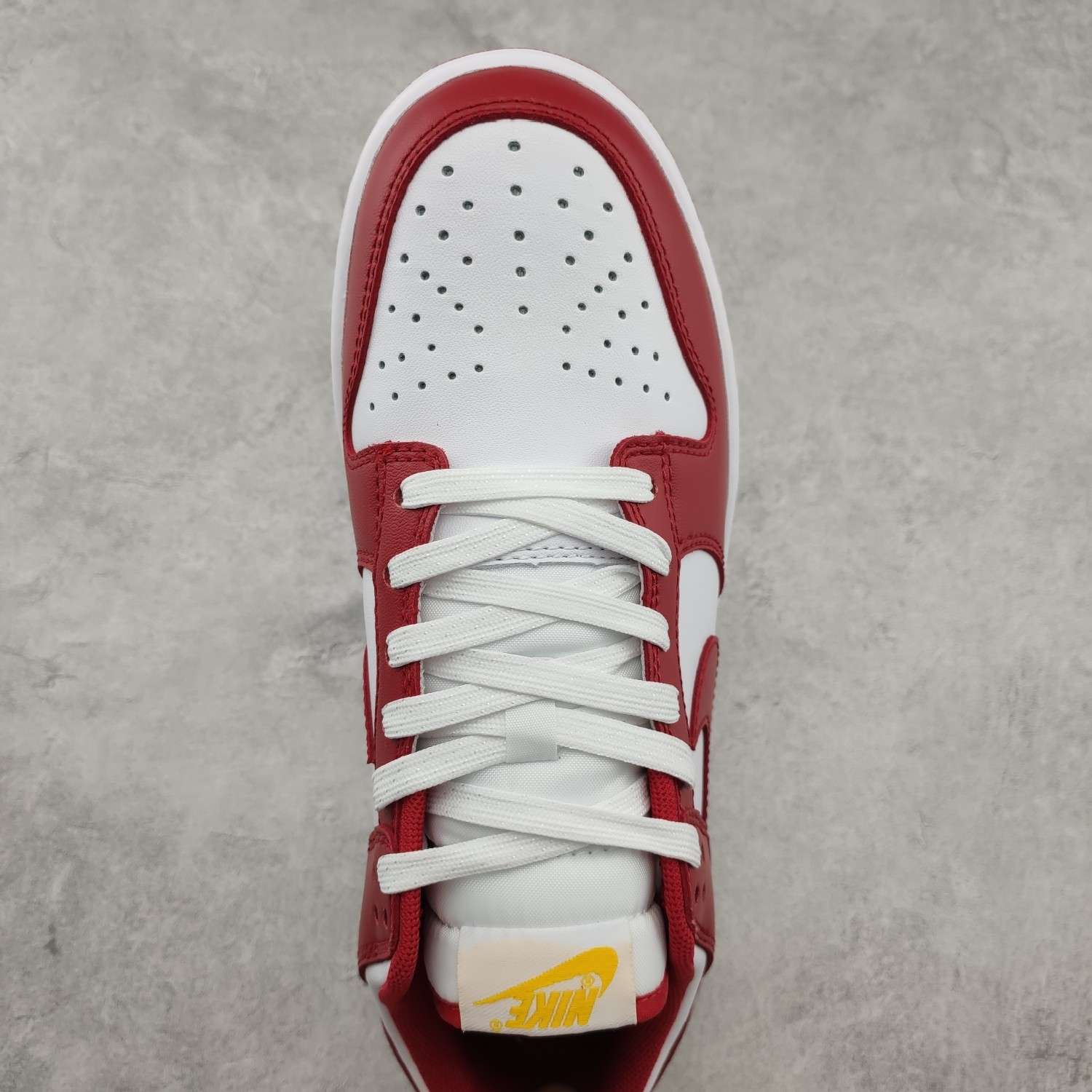 Kickswho Nike SB Dunk Low White Red DD1391 602 - Image 4