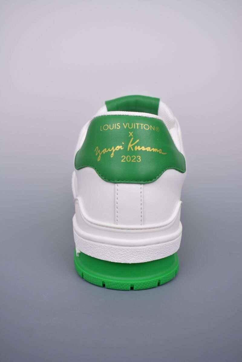 KICKWHO Louis Vuitton Trainer Sneakers Green White - Image 4